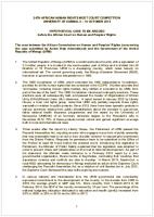 24th African Human Rights Moot Court Competition - University of Zambia, 2015.pdf